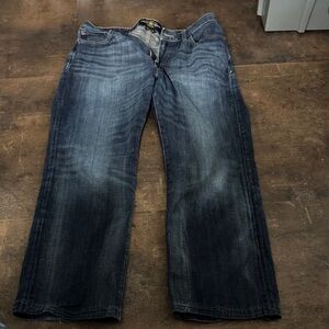 Lucky Brand Men's Dark Blue Relaxed Jeans